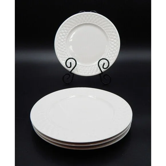 Oneida Dining Oneida Wicker Basket Weave Salad Dessert Plates